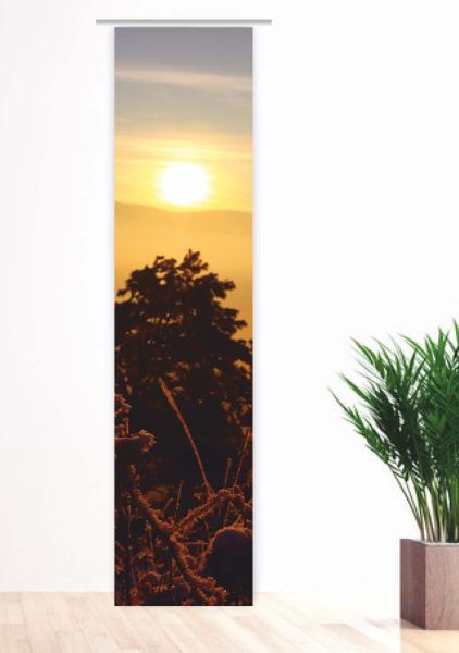 Ländleblick Sunset, Flächenvorhang Einzel